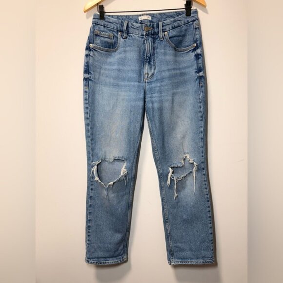 GOOD AMERICAN Good '90s Cropped Icon in Indigo068 size 28 - Picture 4 of 10